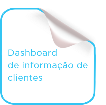 Dashboard de informação de clientes.